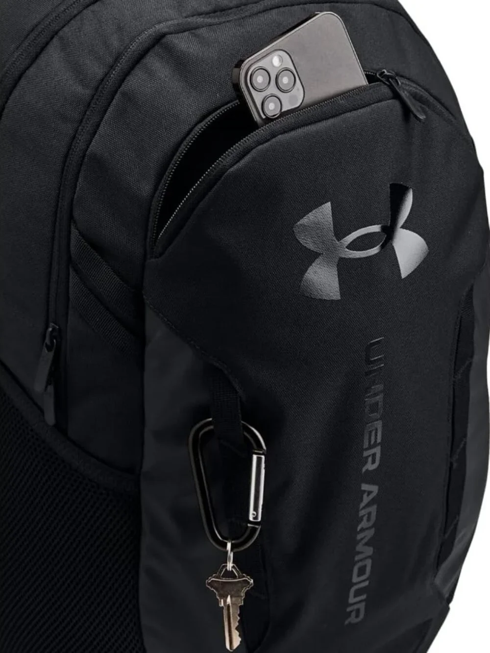 Stylish Black Unisex Backpack, Versatile for School & Travel, One Size Fits Most